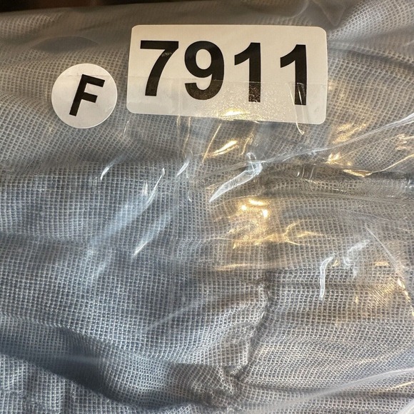 Lou & Grey Linen Pants Womens XL Light‎ Blue Pull On Tapered Beachy Coastal Crop - Picture 8 of 8